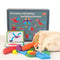 Geometric Shape Kids Wooden Rainbow Stack Building Blocks Educational Toys