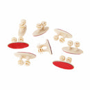 8Pcs Car Interior Clip Earphone Cable Clip Arrangement Panel Clamp(Beige) A