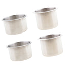 4x Boat Recessed Stainless Steel Cup Drink Can Holder For RV Trailer
