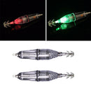 2Pcs Luminous LED Squid Jig Hook Octopus Saltwater Night Fishing Lure Light