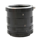 Macro Close-Up Auto Focus Extension Tube Set For Canon EOS Rebel T6s, T6i, SL1,