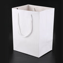 gift Paper Bag With Handle for Birthday Party White 18*14*25CM M1Q7
