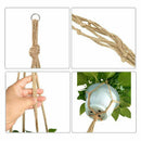 Plant Hanger Set of 5 Hanging Planter Flower Pot Plant Holder with Key Ring R6Y5