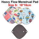 18*18 Bamboo Cloth Washable Reusable Menstrual Sanitary Maternity Mama Pad ME