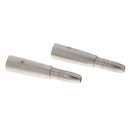 4Pcs 6.35mm 1/4" Female Jack Plug to 3 Pin XLR male Mic Adapter