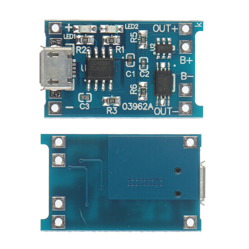 5 pcs Micro USB 5V 1A 18650 Lithium Battery Charger Module Charging BoardJ Gw