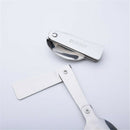 Stainless Steel Spoon Picnic Tableware Spoon Outdoor Foldable Camping HikingY4F1