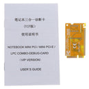 1Pcs Mini PCI-E PC laptop diagnostic post test debug card + LPC cable E3C