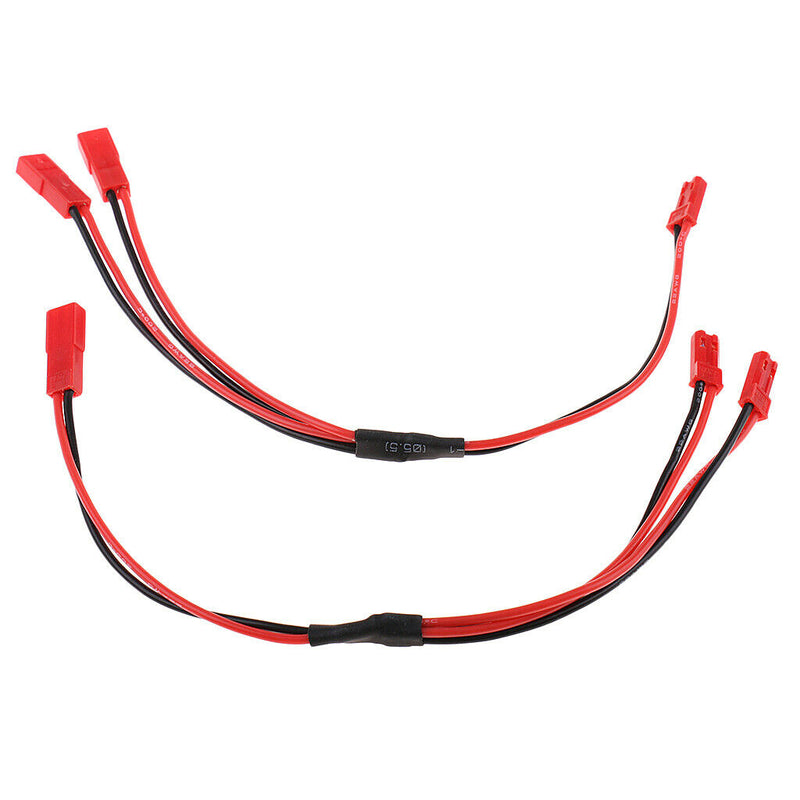 2 Pieces JST Plug Splitter, JST Male Female Y Cable Adapter, Battery Charging