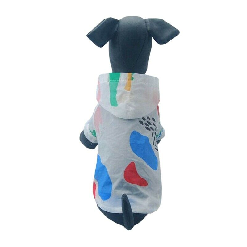 Pet Dog Summer Sunscreen Costumes Jacket Coat Breathable Outfit Clothes wit