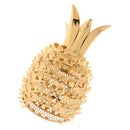 3 Pieces Iron Craft Pineapple Shape Pendant Ceiling Lamp Shade Golden
