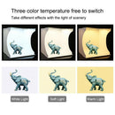 Photo Studio Light Box, 30cm Picture Light Tent Adjustable Brightness Foldable