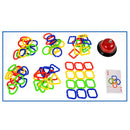 Child Developmental Rings Bell and Get Rings Kids Color Shape Cognitive