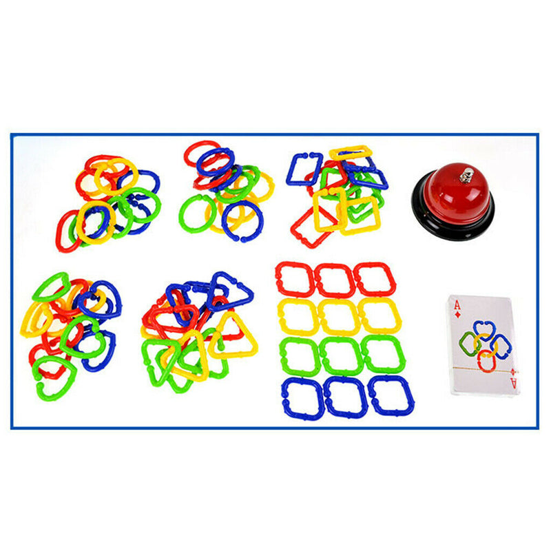 Child Developmental Rings Bell and Get Rings Kids Color Shape Cognitive