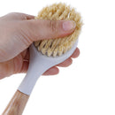 Kitchen Wooden Long Handle Cleaning Brush Pan Pot Bowl Tableware Dish Brush   Z