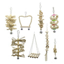 8Pieces Parrots Laddeer Toys Parrots Climbing Playing Toys For Large Bird