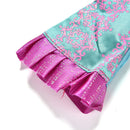 1Pc Purple and Green Single Shoulder Dresses for s Princess Dolls14cmJ* V N.ES