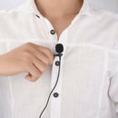 3.5mm Wired Lavalier Microphone Collar Lapel Clip-on Mic for PC Cell Phone