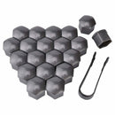 20pcs Wheel Lug Nut Center Cover Grey 21mm Bolt Cap Dust Cover & Remova PKU