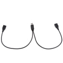 USB Male To 2Ports Female Cable Splitter  Charging Sync Wire For Laptop