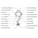 1Pcs 20 In 1 Multi-tool Gear Camping Pocket Outdoor Survival Keychain Key Ope Tw