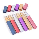 6pcs 12ml Travel Refillable Perfume Bottle Aluminum Casing Glass Liner Fine Mist
