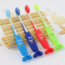 1x Kids Cartoon smile Pattern Toothbrush Oral Teeth Care Kids color random 3C