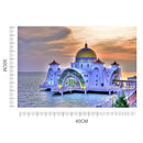 Seaside Church 5D Diamond DIY Painting Kit Home Decor Craft 40 X 30cm