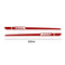 2pcs Car Side Body Vinyl Decals Long Stripe Stickers for Mercedes-Benz(Red)