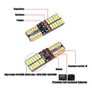 10Pcs T10 Led 24Smd W5W Led Canbus 24Led 4014 Smd Canbus No Error 12V Car A