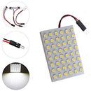 2x Car Vehicle Interior Panel Light 48 SMD LED T10 Festoon Dome Bulb Lamp Dzjo