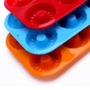 Silicone Donut Mould 6 Cavity Non-Stick Full-Sized Safe Baking Tray Maker Pan lj