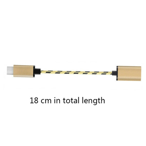 USB 3.1 Type C to USB 3.0 Type A Male to Female OTG Data Connector Cable Adapt w