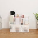 Cosmetics Storage Box, Skin Care Makeup Organizer Display Case, in Rattan A