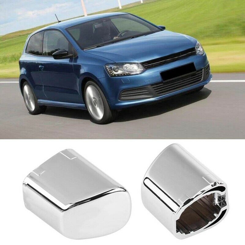 1X Car Handbrake Lever Parking Button Cover Chrome Decoration Shell For Pol