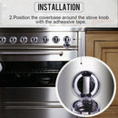 4X Oven Stove Cooker Gas Hob Knob Clear Covers Safety Child Proof Safe