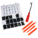 415pcs Car Body Plastic Push Pin Clips Fender Bumper Fasteners Rivet Screwdri-OZ