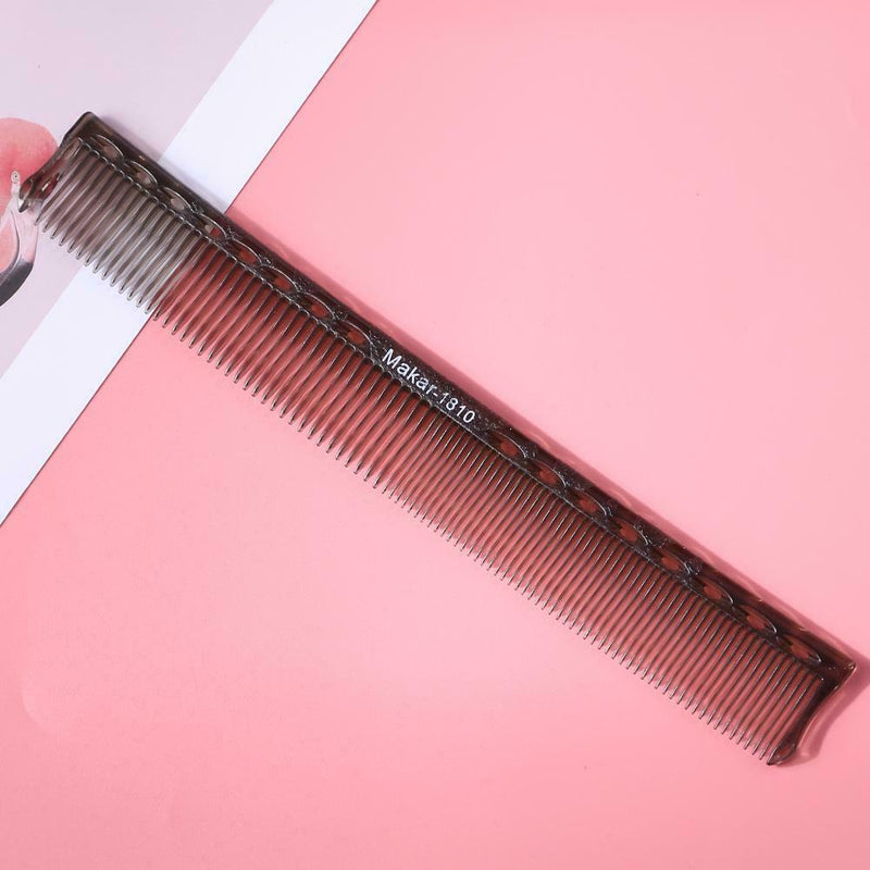 Pro Carbon Anti Static Hair Styling Comb Wide Teeth Hairdress Brush (1810)