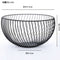 Fruit Basket Candy Cookie Snack Bowl Kitchen Vegetable Food Holder-Black