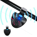 Fishes Bite Alarm Alert Bells LED Light Bait Sound Warning Sea Fishing Tackles