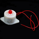 BJ-3 AC220V Industrial LED Blinker Red Alarm Siren Buzzer 100dB White