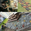 DIY Garden Paving Mold Plastic Floor Mold Concrete Stone Mold Road Decor Pa H5C2