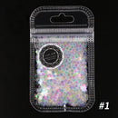 Lulaa 12 Colors/Set Shiny Round Hexagonal Heart-Shaped Five-Pointed Star Sh K8Y6