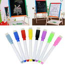 8X Whiteboard Marker Pen White Board Erasable Dry-Erase Mark Sign Bullet Tip Ink