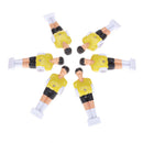 11Pcs Foosball Man Table Guys Man Soccer Player Part 1/2 inch - Yellow