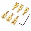 Rectangle Guitar Bridge Saddles for Fender Strat Stratocaster Tele Telecast N6U8