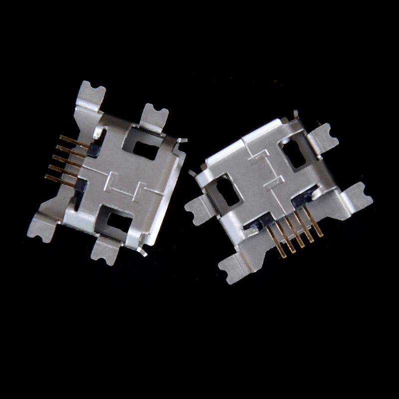 20pcs 5pin Female Micro USB Connector 4 feet Jack Socket SMD Charging A Gw