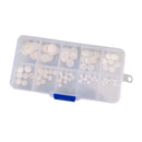 100pcs 3mm-12mm Inlay Dots Markers for Guitar Bass Ukulele Banjo White