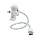 Cool Astronaut Spaceman Style Adjustable USB LED Night Light Desk Lamp for PC