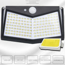 212 LED Solar Power PIR Motion Sensor Wall Light Outdoor Garden Lamp Waterp J6A4